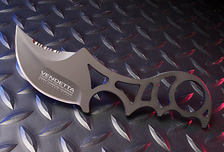 Vendetta Covert Neck Knife - Dark Ops Knives