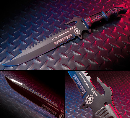 The Interceptor 911 E&E - Dark Ops Knives