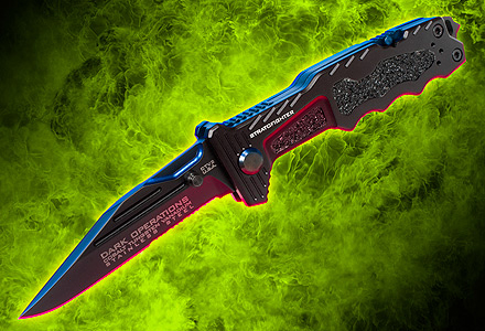 StratoFighter Folder - Dark Ops Knives