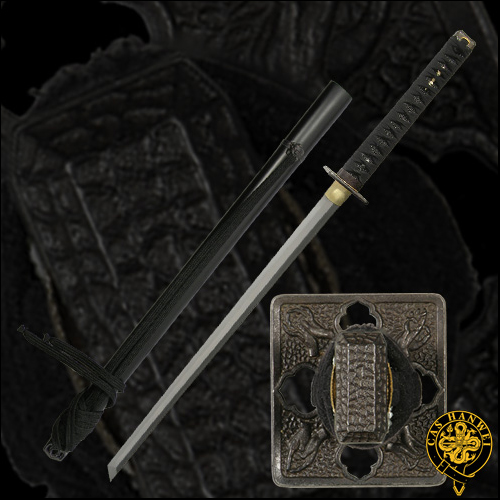 Practical Shinobi Ninja Sword (Black Same) - Paul Chen Hanwei SH2268