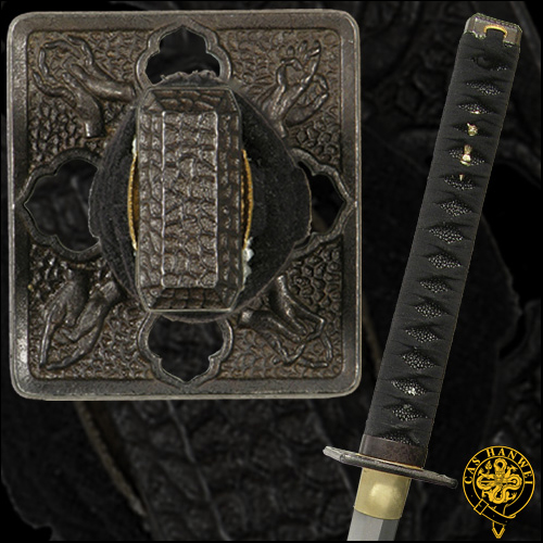 Practical Shinobi Ninja Sword (Black Same) - Paul Chen Hanwei SH2268
